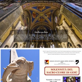 Realizzazione Sito Web: Basilica Santa Maria Sopra Minerva